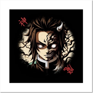 Demon Tanjiro Posters and Art